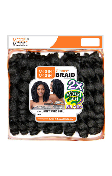 MODEL MODEL Crochet Braid Jumpy Wand Curl